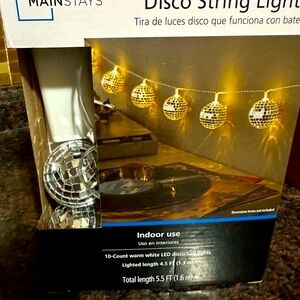 Mainstays Gold Disco String Lights